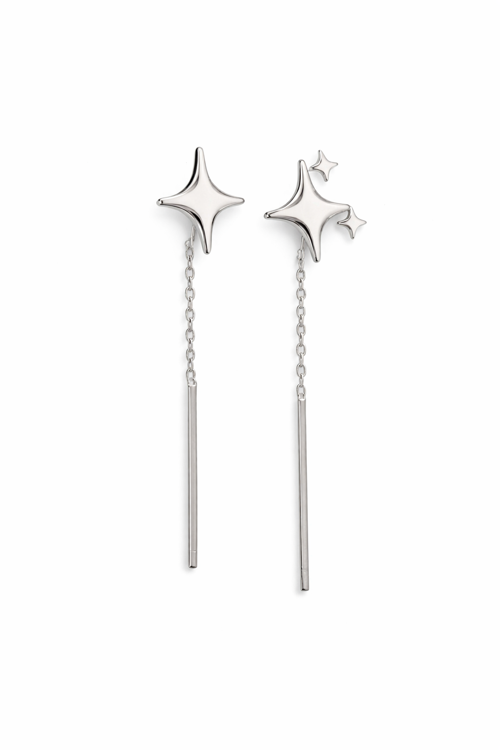 Star and Moon Earrings