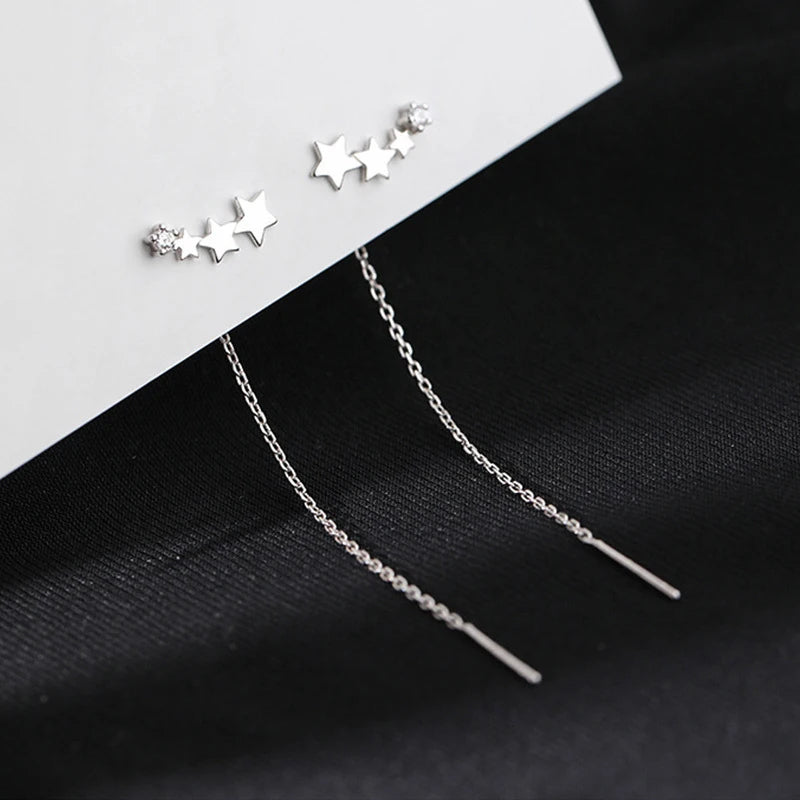 Star and Moon Earrings