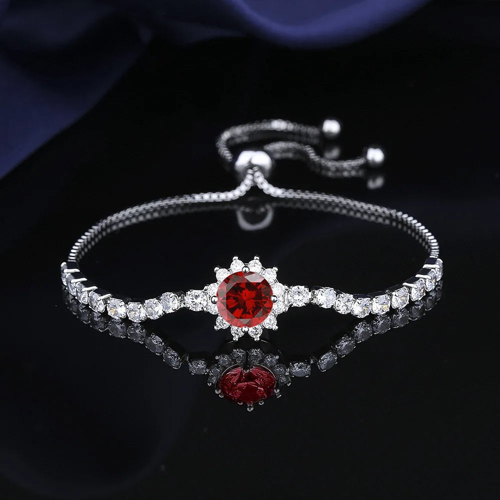Moissanite Sunflower Bracelet