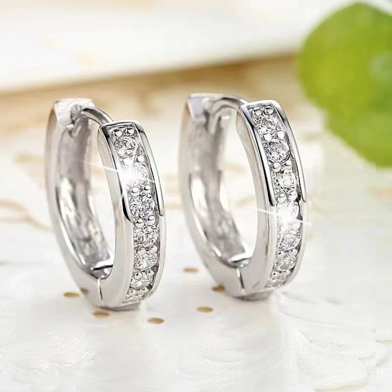 Sterling Silver Huggies