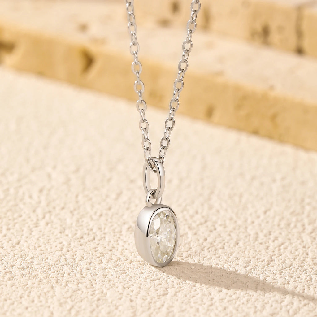 Moissanite Pendant Necklace