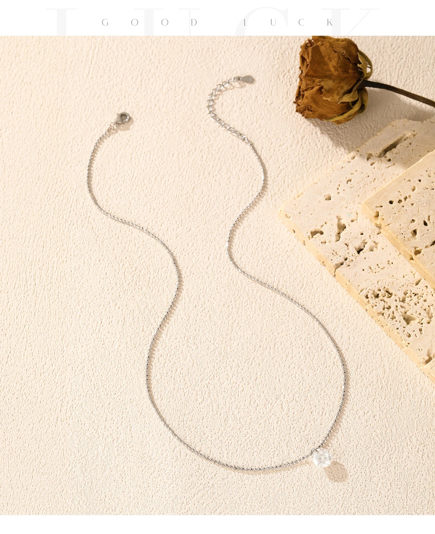 Moissanite Pendant Necklace