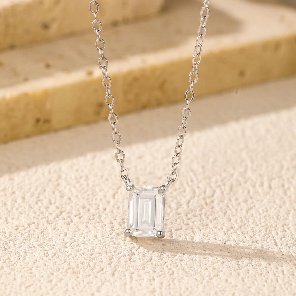 Moissanite Pendant Necklace