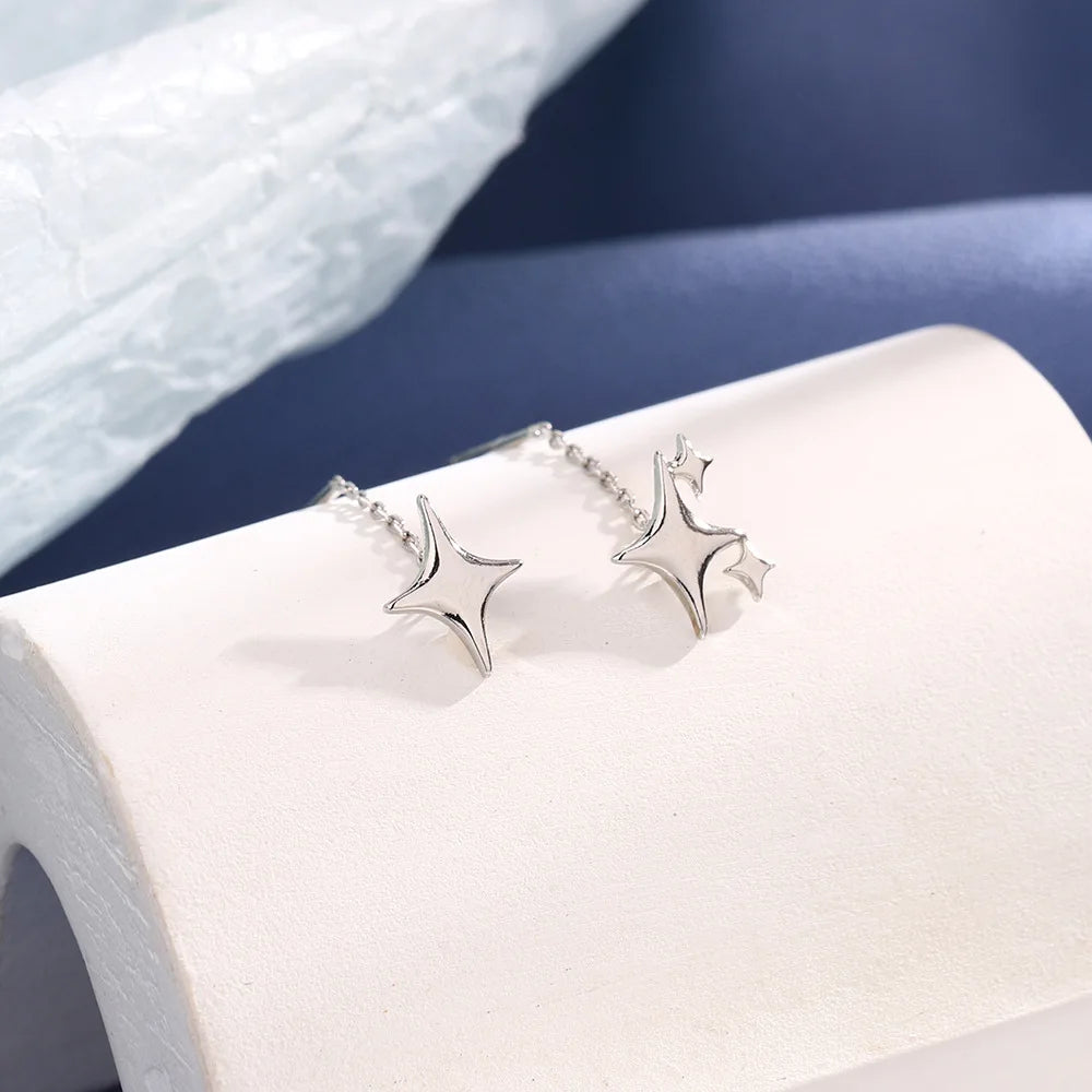 Star and Moon Earrings