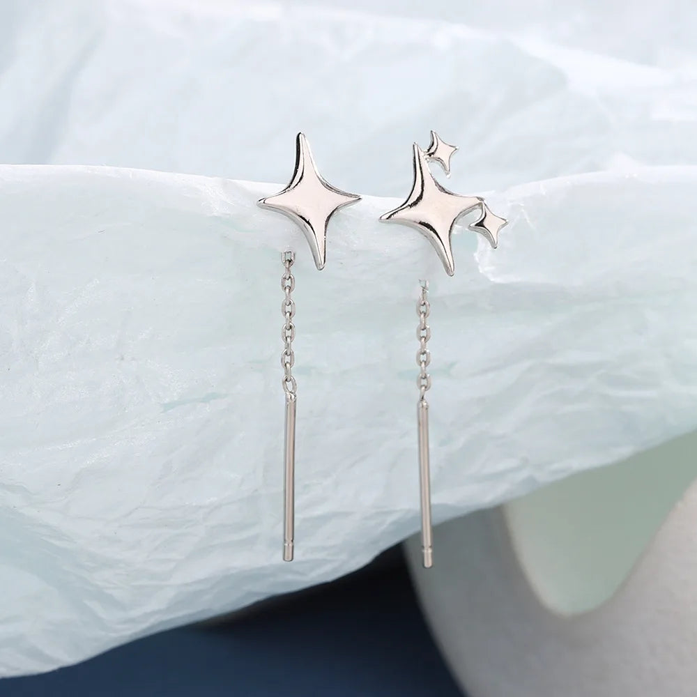 Star and Moon Earrings