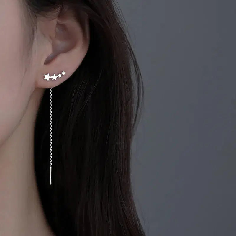 Star and Moon Earrings