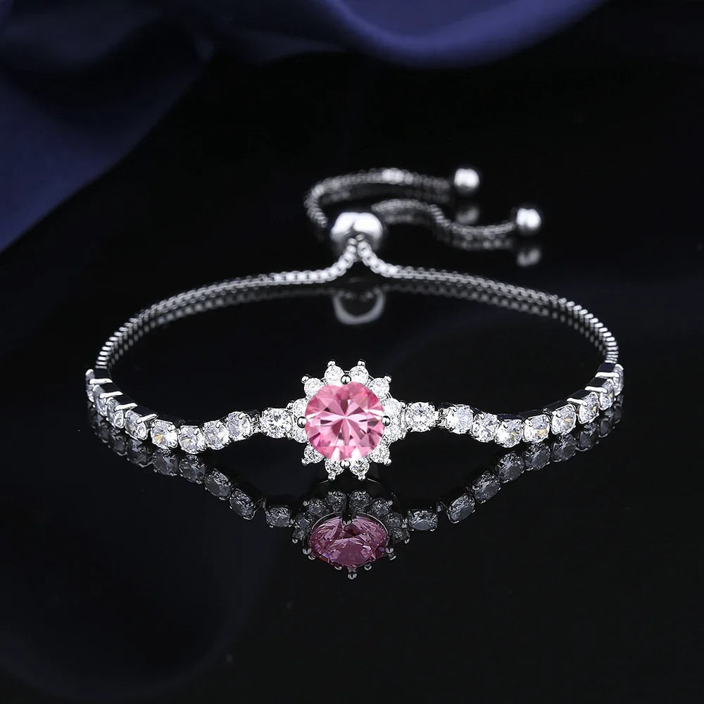 Moissanite Sunflower Bracelet