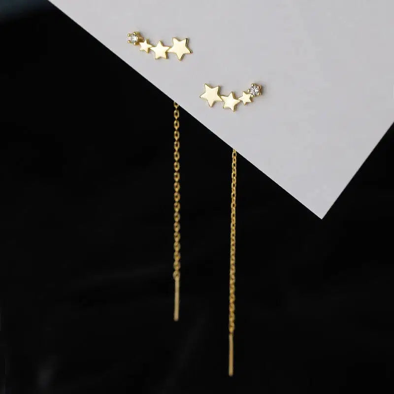 Star and Moon Earrings