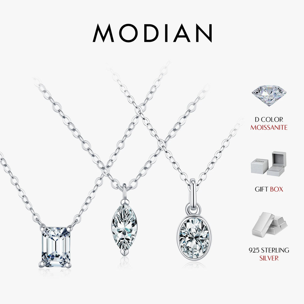 Moissanite Pendant Necklace