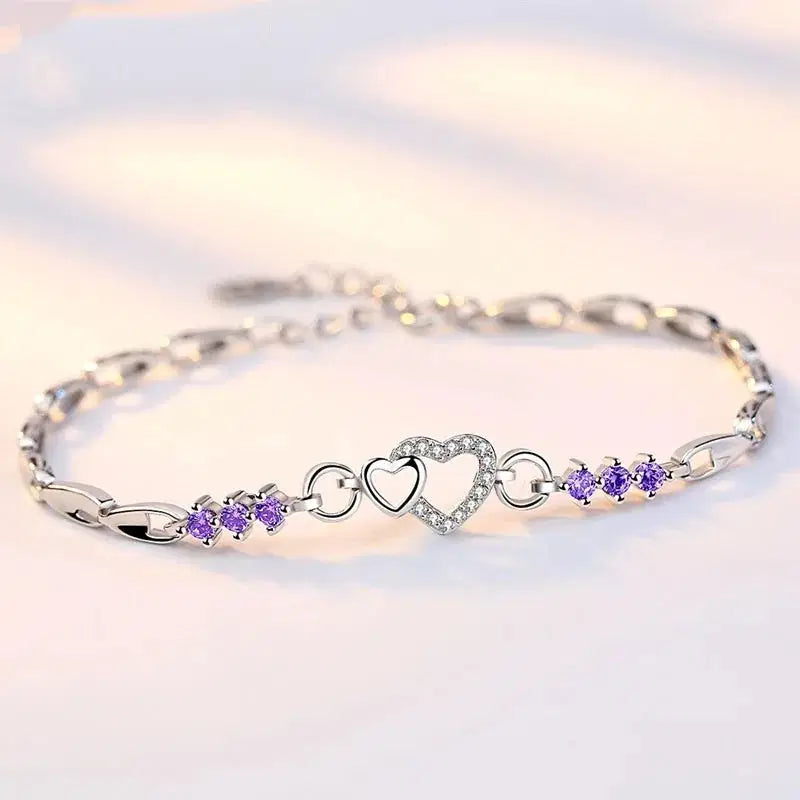Silver Heart Bracelet