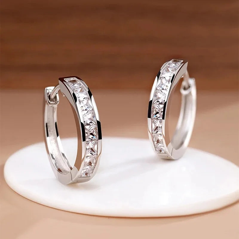Sterling Silver Huggies