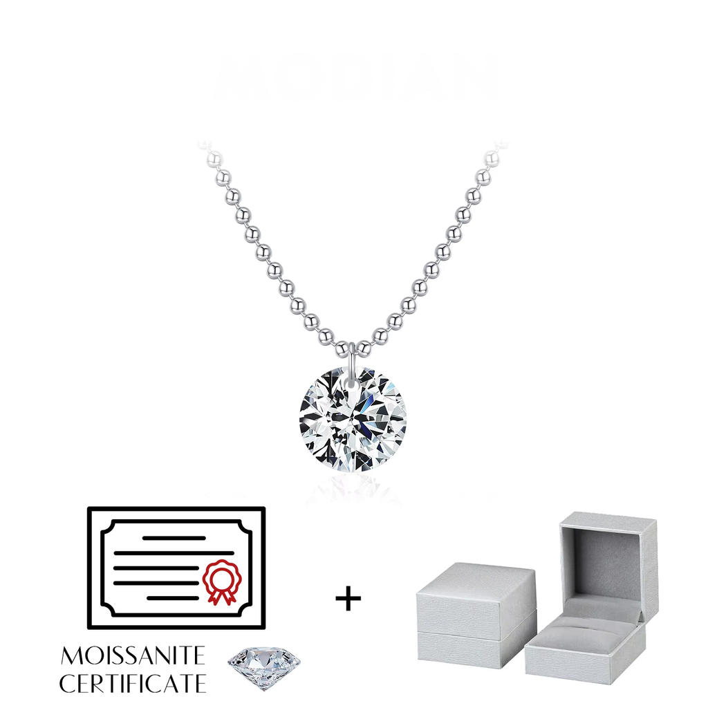 Moissanite Pendant Necklace