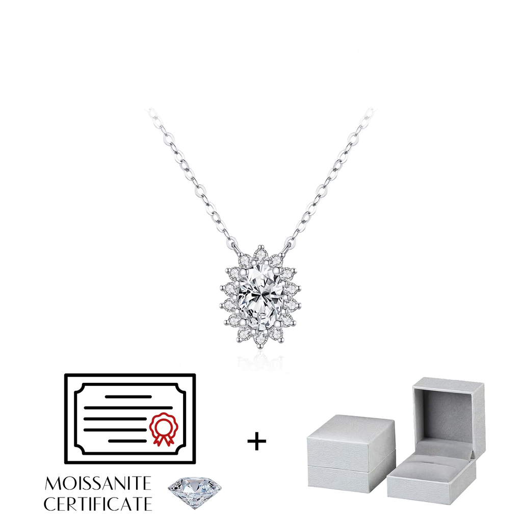 Moissanite Pendant Necklace