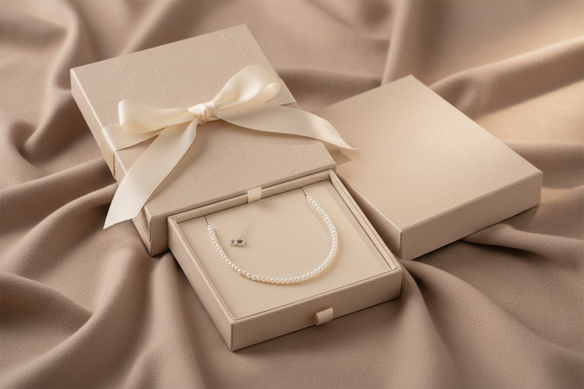 Pearl Necklace gift packaging
